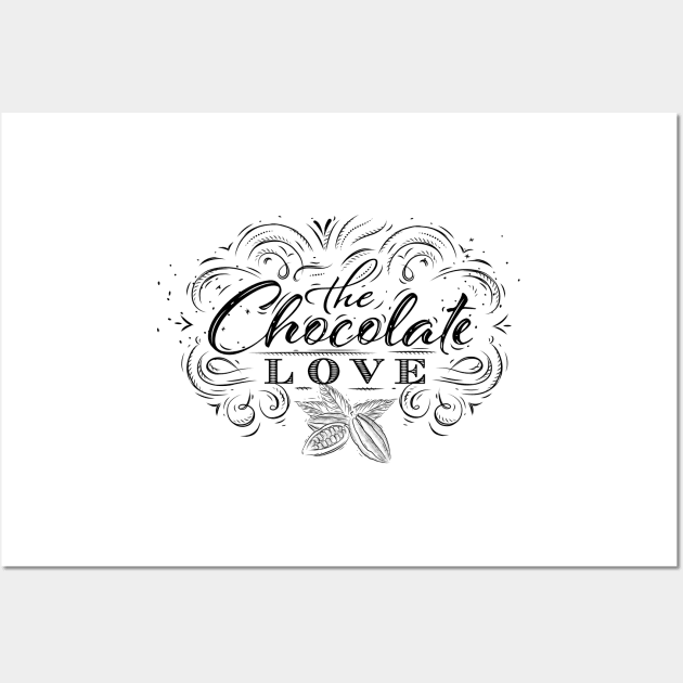 just a girl who loves chocolate milk Wall Art by KyrgyzstanShop